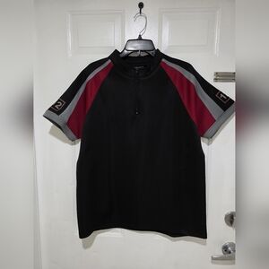 Black and Red Short Sleeve Men's Tee